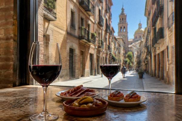 3-Hour Wine Tasting, Tapas, Zaragoza